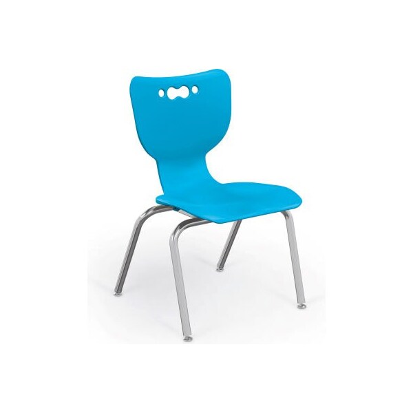 Balt Hierarchy 14 Plastic Classroom Chair - Set of 5 - Blue